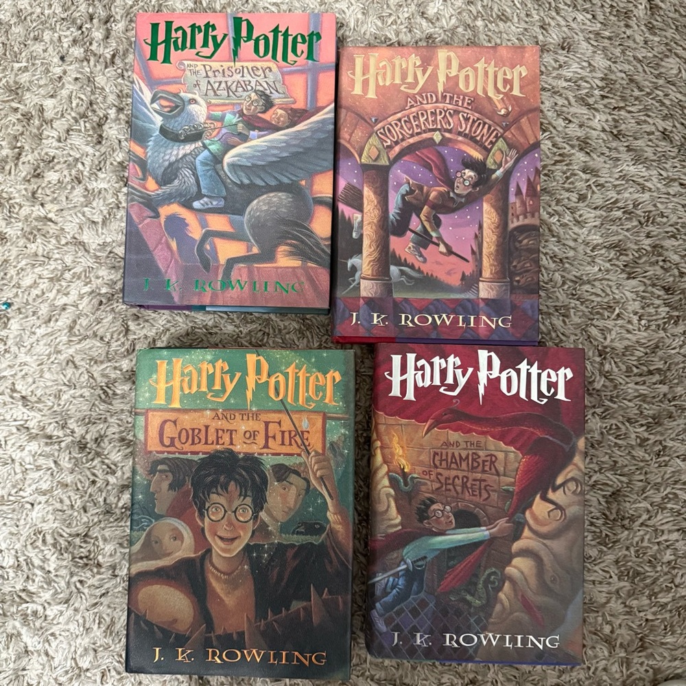 Harry Potter Book Set 1-4 by J.K. Rowling